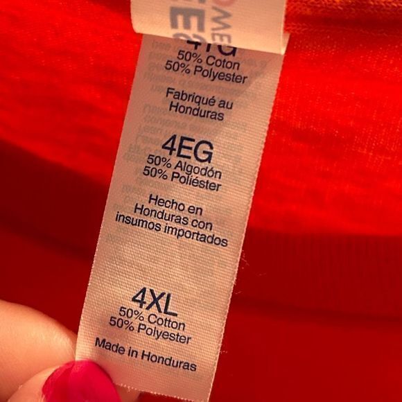 Jerzees Dri-Power “Thankful” Graphic Print‎ Short Sleeve T-Shirt Orange Size 4XL - Picture 5 of 5